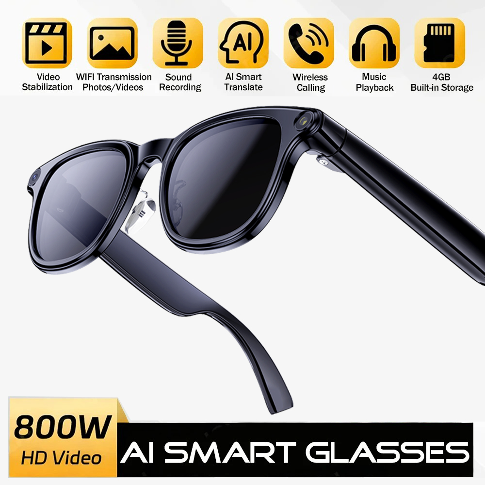 Умные очки 4K AI с камерой 8 М – обзор и цена Smart Glasses Lens