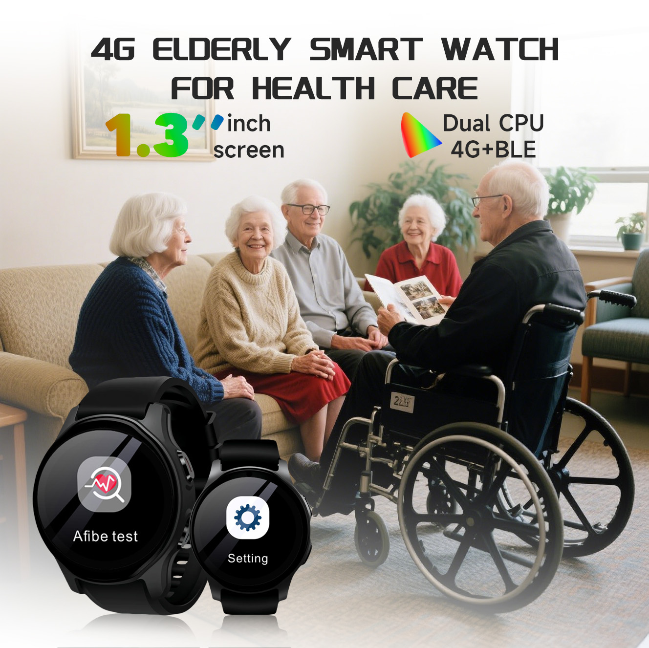 Новые умные часы с GPS-навигац – обзор и цена Fall Detection Watch